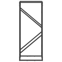 Brandhoutrek 40x25x100 cm koudgewalst staal zwart 5