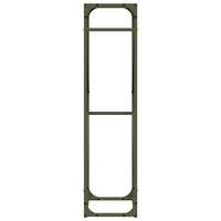 Brandhoutrek 40x25x100 cm koudgewalst staal olijfgroen 6