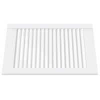 Kastdeuren met lamellen 4 st 61,5x39,4 cm grenenhout wit 3