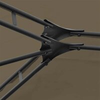 Tuinpaviljoen met gordijnen 180 g/m&sup2; 4x3 m taupe 8