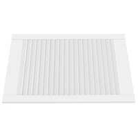 Kastdeur met lamellen 69x49,4 cm massief grenenhout wit 3