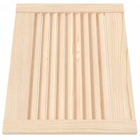 Kastdeur met lamellen 39,5x49,4 cm massief grenenhout 3