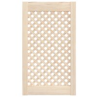 Kastdeuren met latwerk 2 st 39,5x69 cm massief grenenhout 3