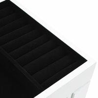 Sieradenkastje vrijstaand wit 9