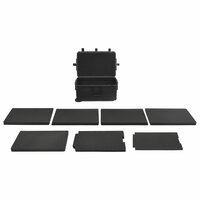 Flightcase draagbaar 79,5x52x39 cm PP zwart 6
