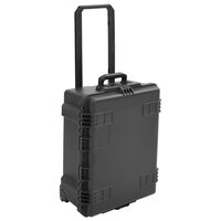 Flightcase draagbaar 62,5x50x28,5 cm PP zwart 3
