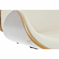 Stoel DKD Home Decor Bruin Cr&egrave;me Zilverkleurig 52 x 58,5 x 98 cm 3