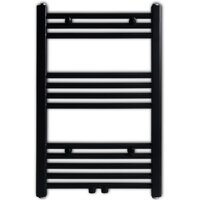 Radiator / handdoekenrek recht 500x764 mm zwart 2
