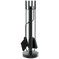 5-delige Haardset 18x56 cm staal 6