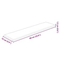 Wandpanelen 12 st 1,08 m&sup2; 60x15 cm kunstleer cappuccinokleurig 8