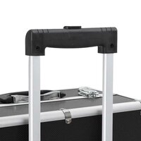 Make-up trolley aluminium zwart 7