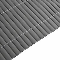 Tuinhek Dubbelzijdig Grijs 1,8x5 m PVC 7