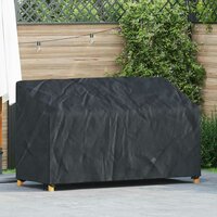 Tuinbankhoes Zwart 165 x 70 x 65 / 94 cm 420D stof 1