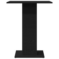 Bistrotafel Zwart Eiken 60x60x75 cm Bewerkt Hout 6