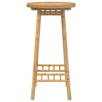 Bartafel voor buiten Rond &Oslash;55x100 cm bamboe 5
