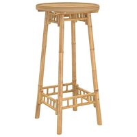 Bartafel voor buiten Rond &Oslash;55x100 cm bamboe 7