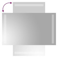 Badkamerspiegel LED 30x50 cm 4