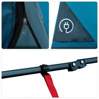 Tent met dak Anders met luchtopening Blauw en Zwart 290 x 288 cm 7