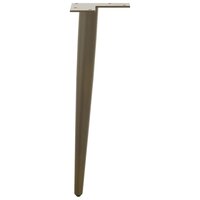 Salontafelpoten conische vorm 4 st 30-31 cm staal naturel 6