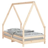 Kinderbedframe 80x160 cm massief grenenhout 2