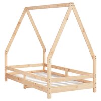 Kinderbedframe 80x160 cm massief grenenhout 3