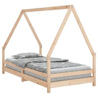 Kinderbedframe 90x190 cm massief grenenhout 2
