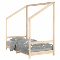 Kinderbedframe 80x160 cm massief grenenhout 2