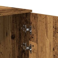 Opbergkast 50x45x103,5 cm bewerkt hout oud houtkleurig 8