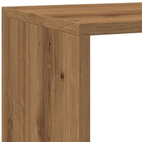 Kamerscherm / boekenkast 143,5x29x143,5 cm hout artisanaal eik 9