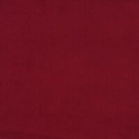 Bankje 70x35x41 cm fluweel wijnrood 6