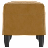 Bankje 70x35x41 cm fluweel bruin 4