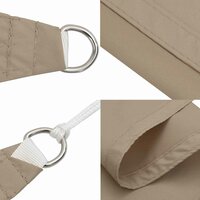 Zonnescherm Taupe 2x2x2 m 100% Polyester Oxford 6