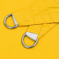 Zonnezeil Geel 2x2x2 m 100% Polyester Oxford 5