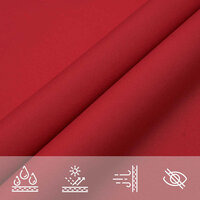 Zonnezeil Rood 2x2x2 m 100% Polyester Oxford 7