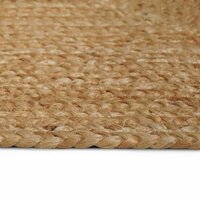 Tapijt Beige 60 x 110 cm Jute 5