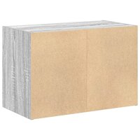 Kast met 2 lades 60x31x40 cm bewerkt hout grijs sonoma eiken 7