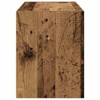 Kast met 2 lades 60x31x40 cm bewerkt hout oud houtkleurig 6