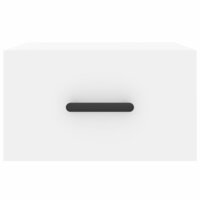 Nachtkastje wandgemonteerd 35x35x20 cm wit 5