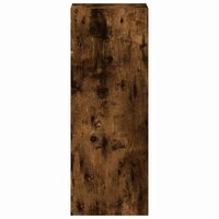 Boekenkast stapelbaar 30x30x80 cm bewerkt hout gerookt eiken 5