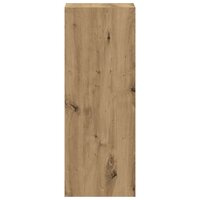 Boekenkast stapelbaar 30x30x80 cm bewerkt hout artisanaal eiken 5