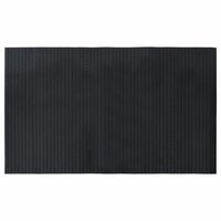 Vloerkleed rechthoekig 60x100 cm bamboe zwart 2