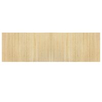 Vloerkleed rechthoekig 60x200 cm bamboe lichtnaturel 2