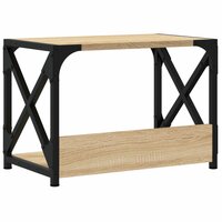 Printerstandaard 44x26x31,5 cm bewerkt hout sonoma eikenkleurig 6