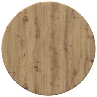 Tafelblad artisanaal eikenkleurig 30 x 30 x 1.5 cm Bewerkt hout 2