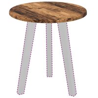 Tafelblad Oud hout 40 x 40 x 1.5 cm Bewerkt hout 3