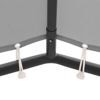 Prieel 4x4 m antraciet 4