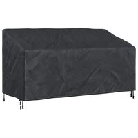 Tuinbankhoes Zwart 175 x 85 x 65 / 94 cm 600D stof 2