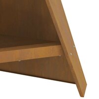 Vuurkorf Bruin 58 x 40 x 100 cm Cortenstaal 7