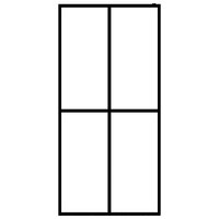 Inloopdouchewand 90x195 cm mat gehard glas 3