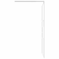 Inloopdouchewand 90x195 cm ESG-glas wit 5